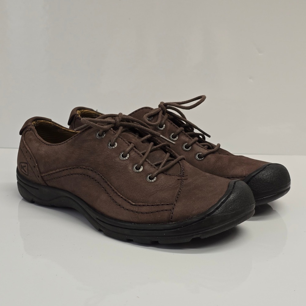 Keen Presidio Lace Up Shoes Womens 6.5 Brown Comfort Gorpcore Walking